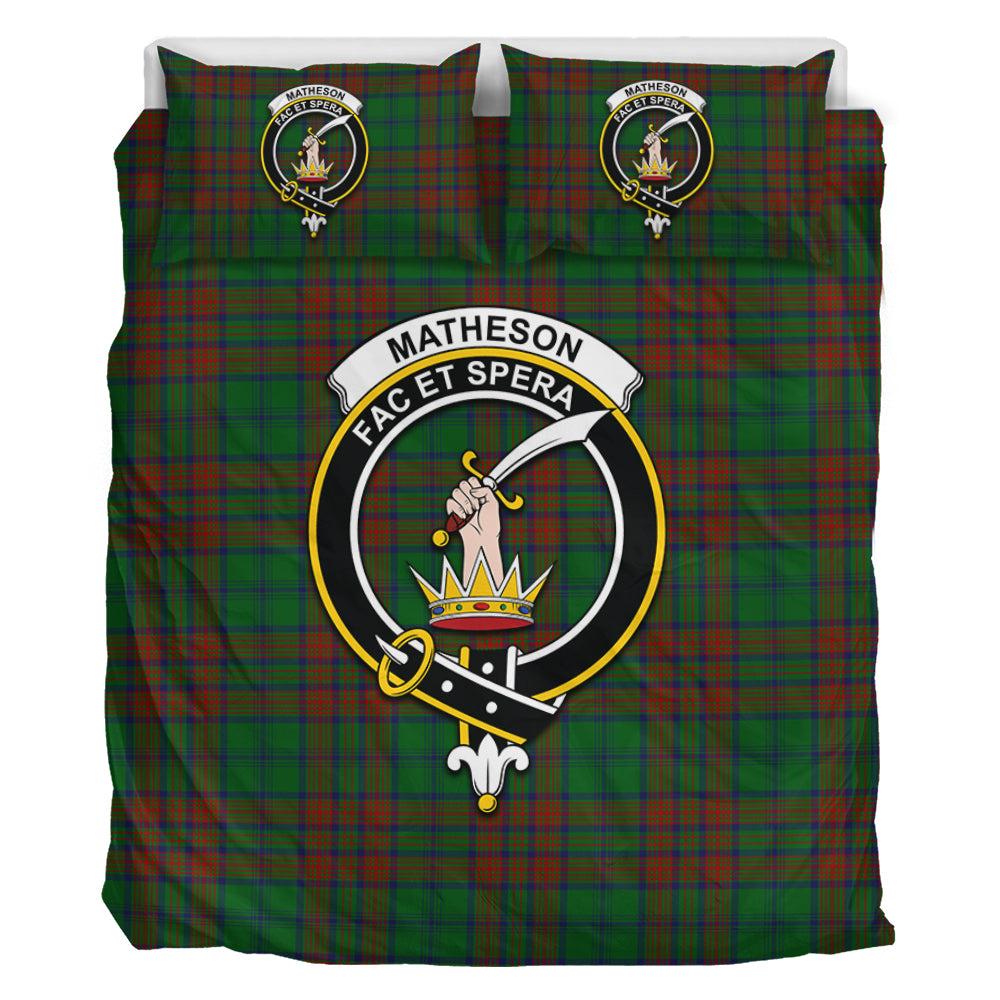 matheson-hunting-highland-tartan-bedding-set-with-family-crest