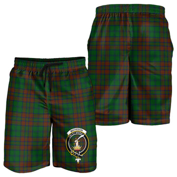 Matheson Hunting Highland Tartan Mens Shorts with Family Crest