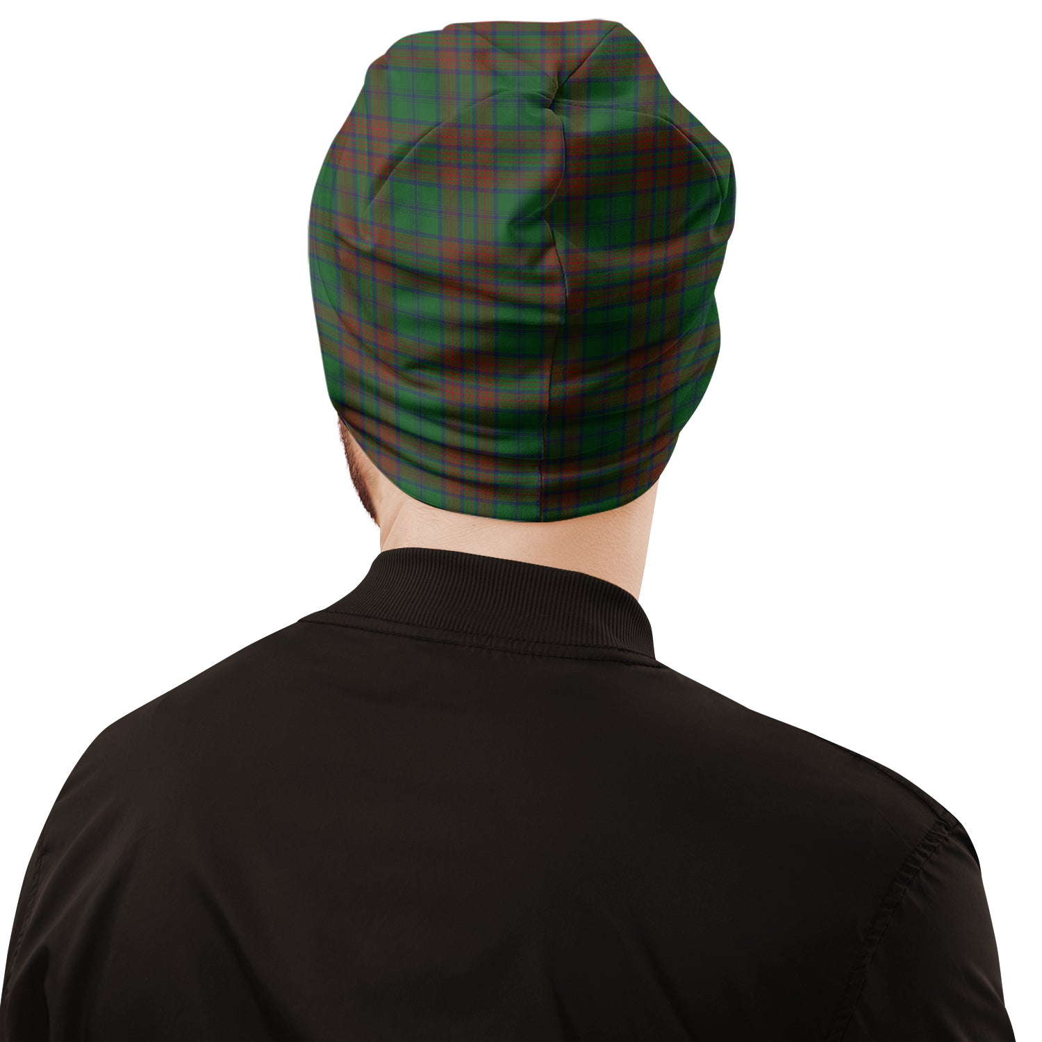 Matheson Hunting Highland Tartan Beanies Hat with Family Crest - Tartan Vibes Clothing