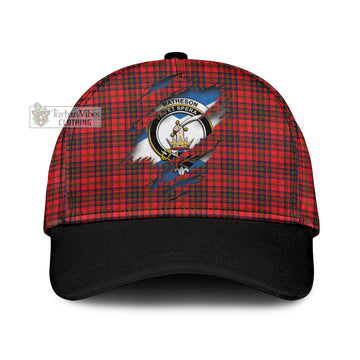 Matheson Tartan Classic Cap with Family Crest In Me Style