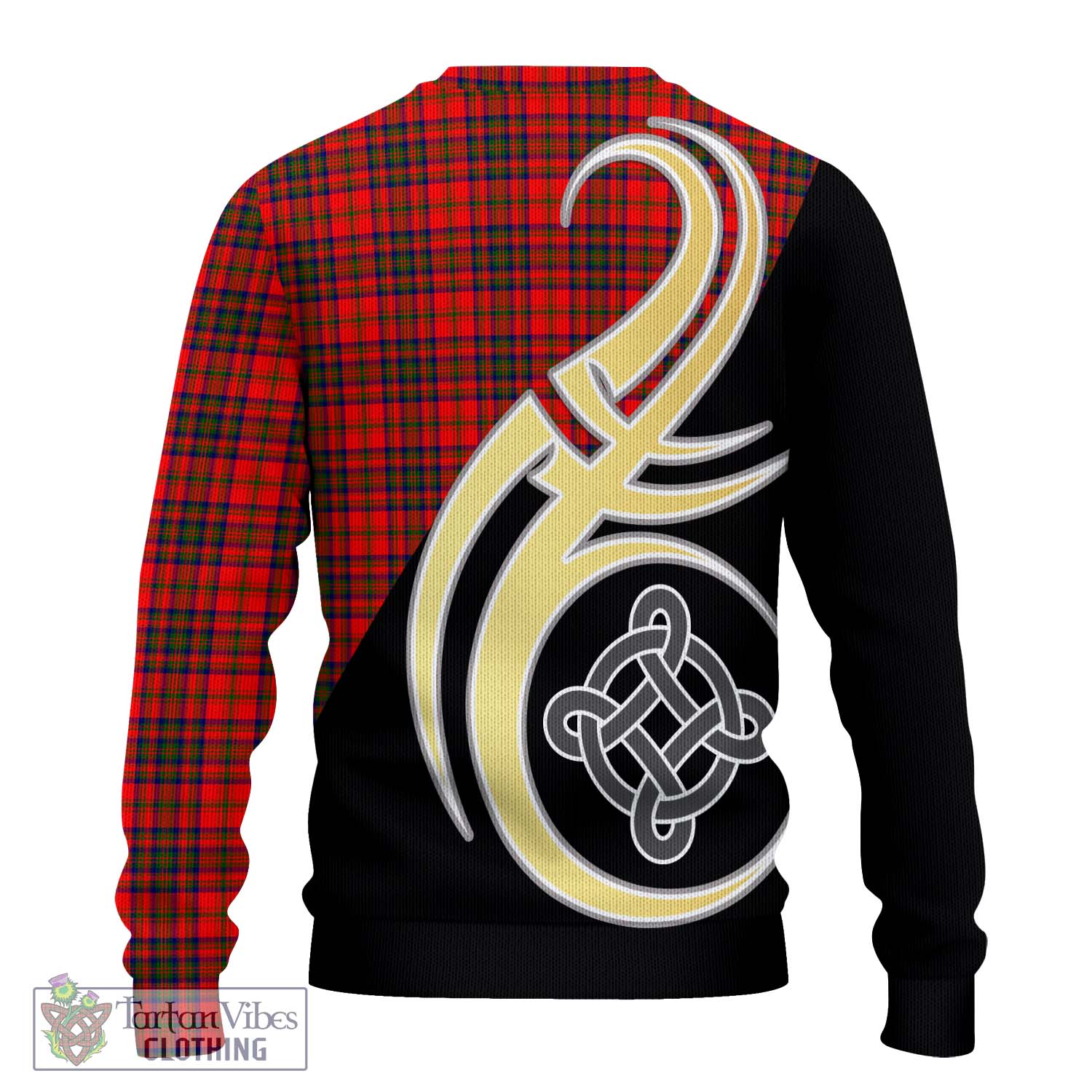 Matheson Tartan Knitted Sweater with Family Crest and Celtic Symbol Style - Tartan Vibes Clothing