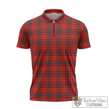 Matheson Tartan Zipper Polo Shirt