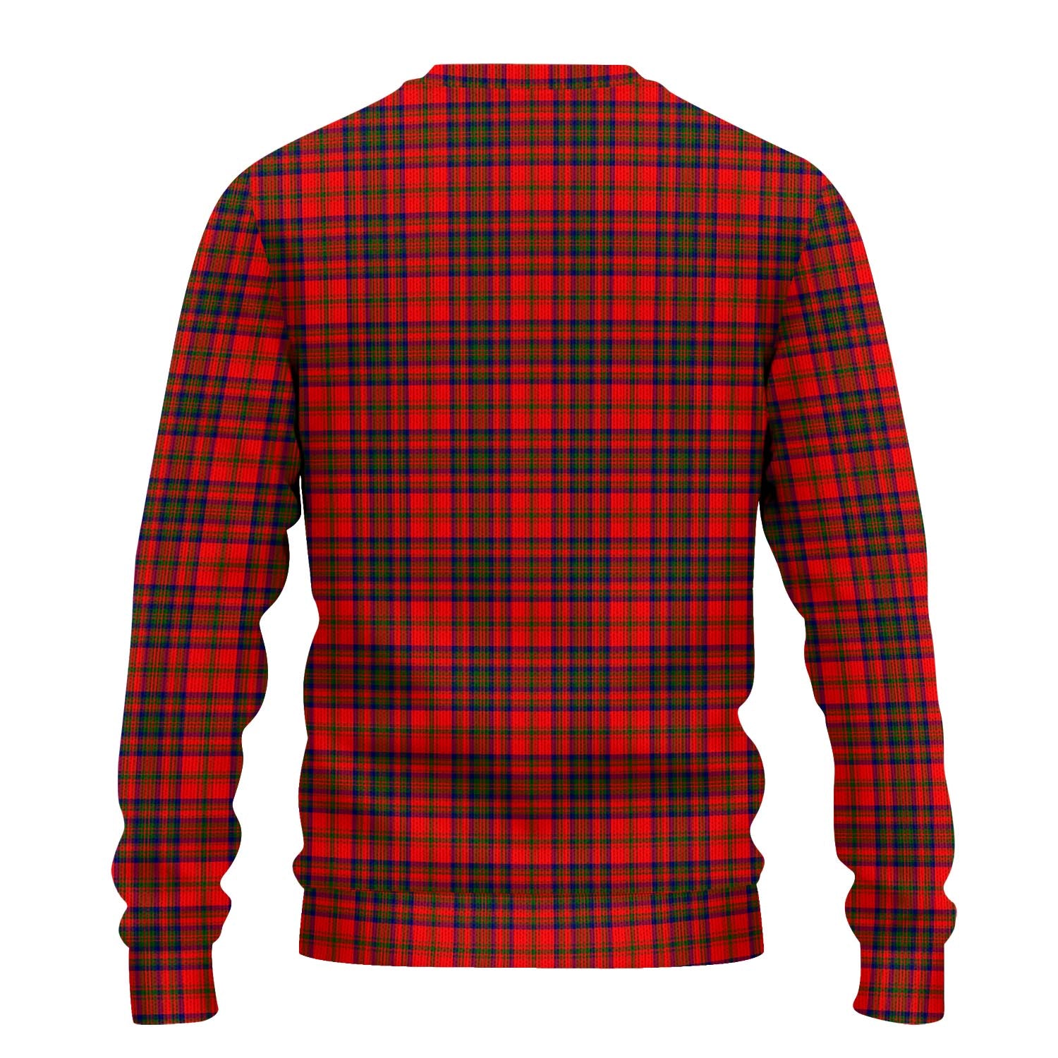 Matheson Modern Tartan Knitted Sweater with Family Crest - Tartanvibesclothing