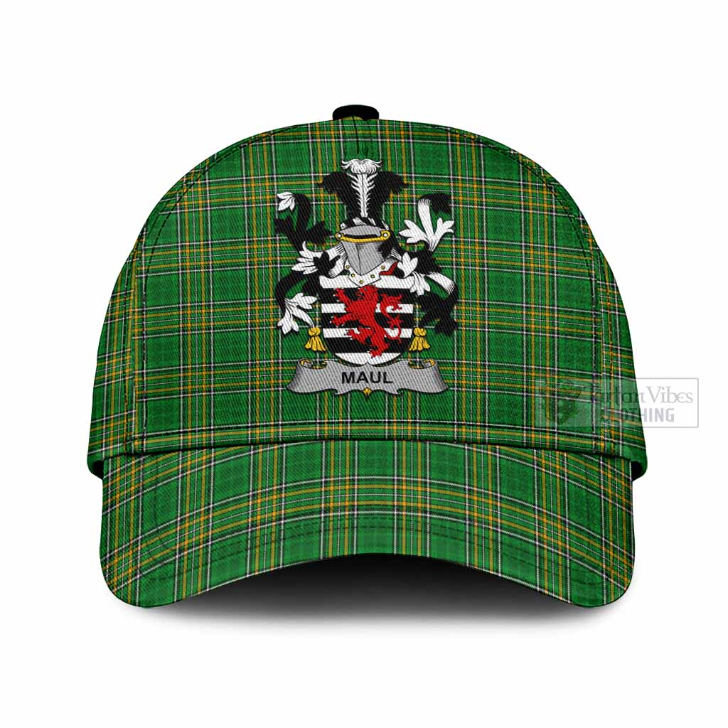 Tartan Vibes Clothing Maul Irish Clan Tartan Classic Cap with Coat of Arms