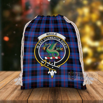 Maule Tartan Christmas Santa's Bag with Family Crest