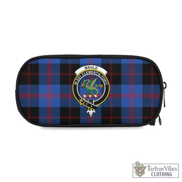 Maule Tartan Pen and Pencil Case with Family Crest