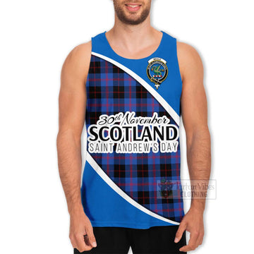 Maule Family Crest Tartan Men's Tank Top Celebrate Saint Andrew's Day in Style