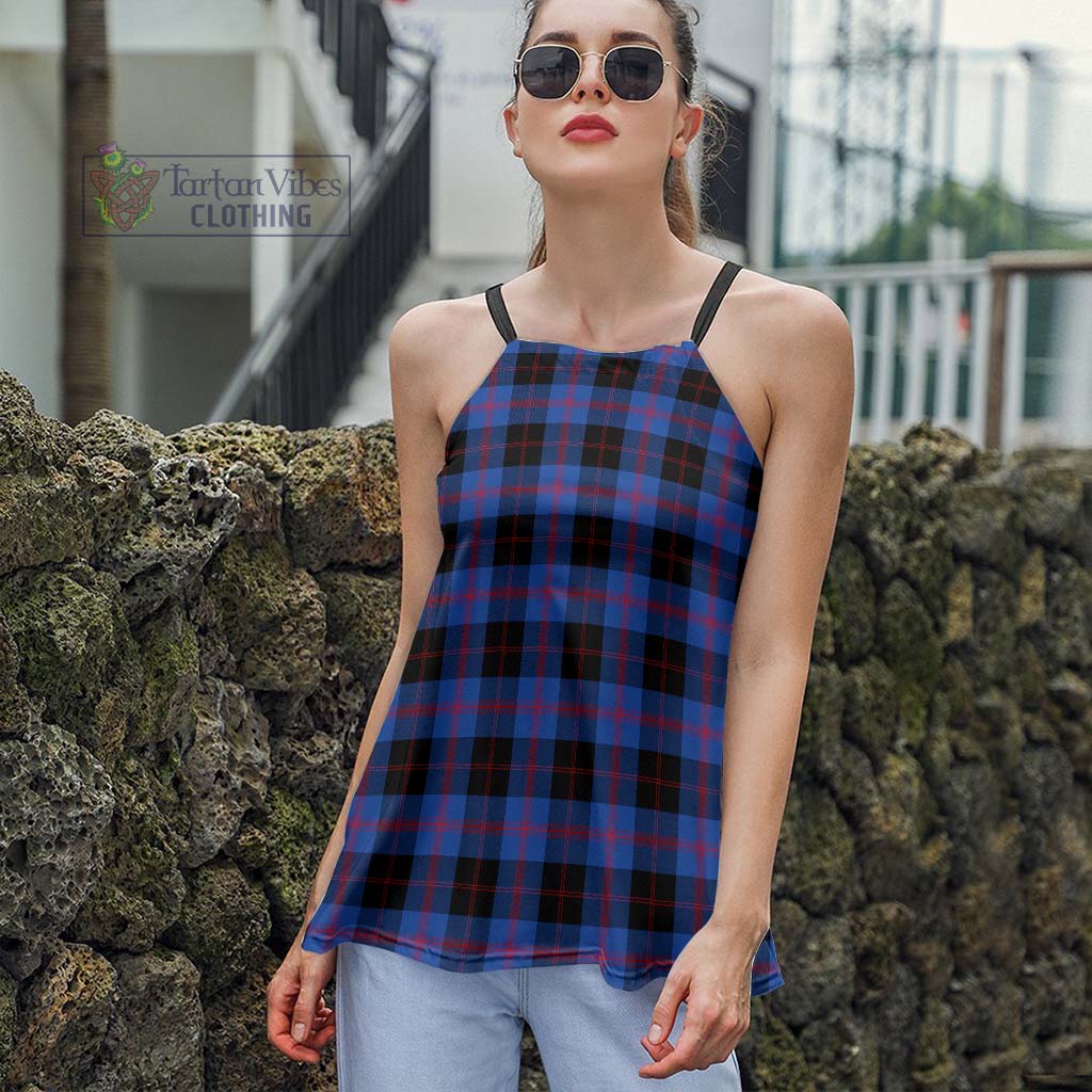 Tartan Vibes Clothing Maule Tartan Loose Halter Neck Camisole