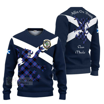 Maule Tartan Lion Rampant Ugly Sweater Proudly Display Your Heritage with Alba Gu Brath and Clan Name