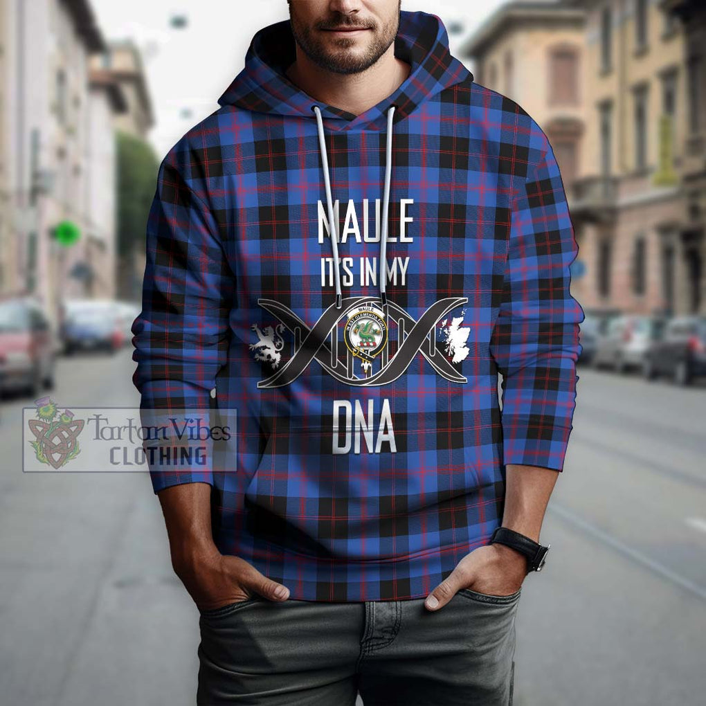 Maule Tartan Hoodie with Family Crest DNA In Me Style Pullover Hoodie - Tartanvibesclothing Shop