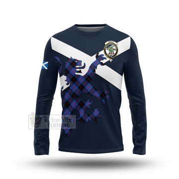 Maule Tartan Lion Rampant Long Sleeve T-Shirt  Proudly Display Your Heritage with Alba Gu Brath and Clan Name