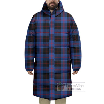 Maule Tartan Long Down Jacket