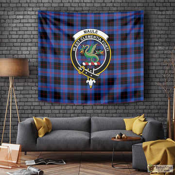 Maule Tartan Tapestry Wall Hanging and Home Decor for Room with Family Crest