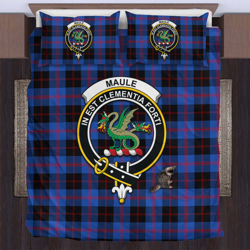 maule-tartan-bedding-set-with-family-crest