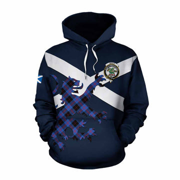 Maule Tartan Lion Rampant Cotton Hoodie Proudly Display Your Heritage with Alba Gu Brath and Clan Name