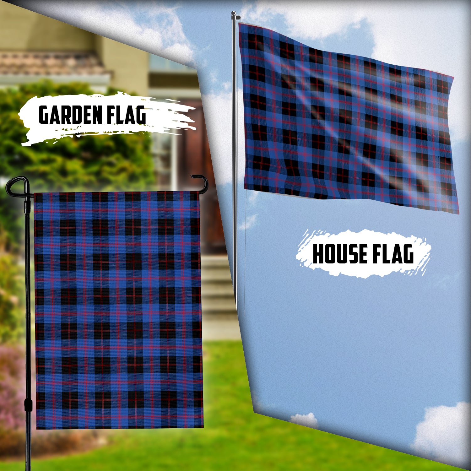 Maule Tartan Flag Garden Flag (Vertical) - Tartan Vibes Clothing