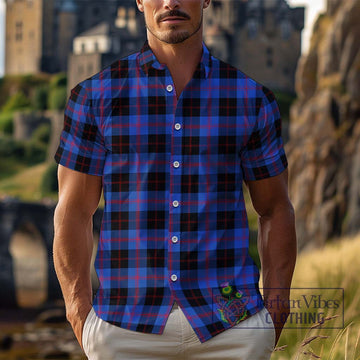 Maule Tartan Cotton Hawaiian Shirt