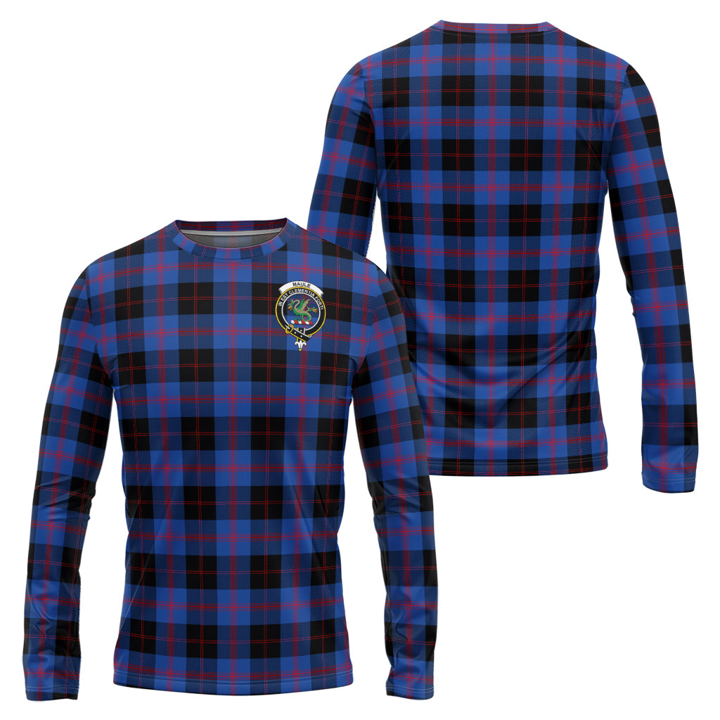 maule-tartan-long-sleeve-t-shirt-with-family-crest