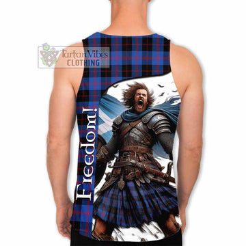 Maule Crest Tartan Men's Tank Top Inspired by the Freedom of Scottish Warrior