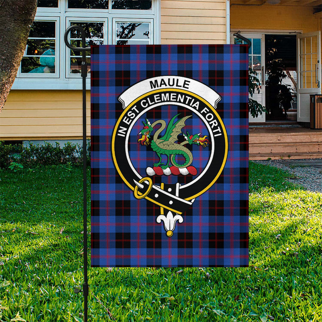 maule-tartan-flag-with-family-crest