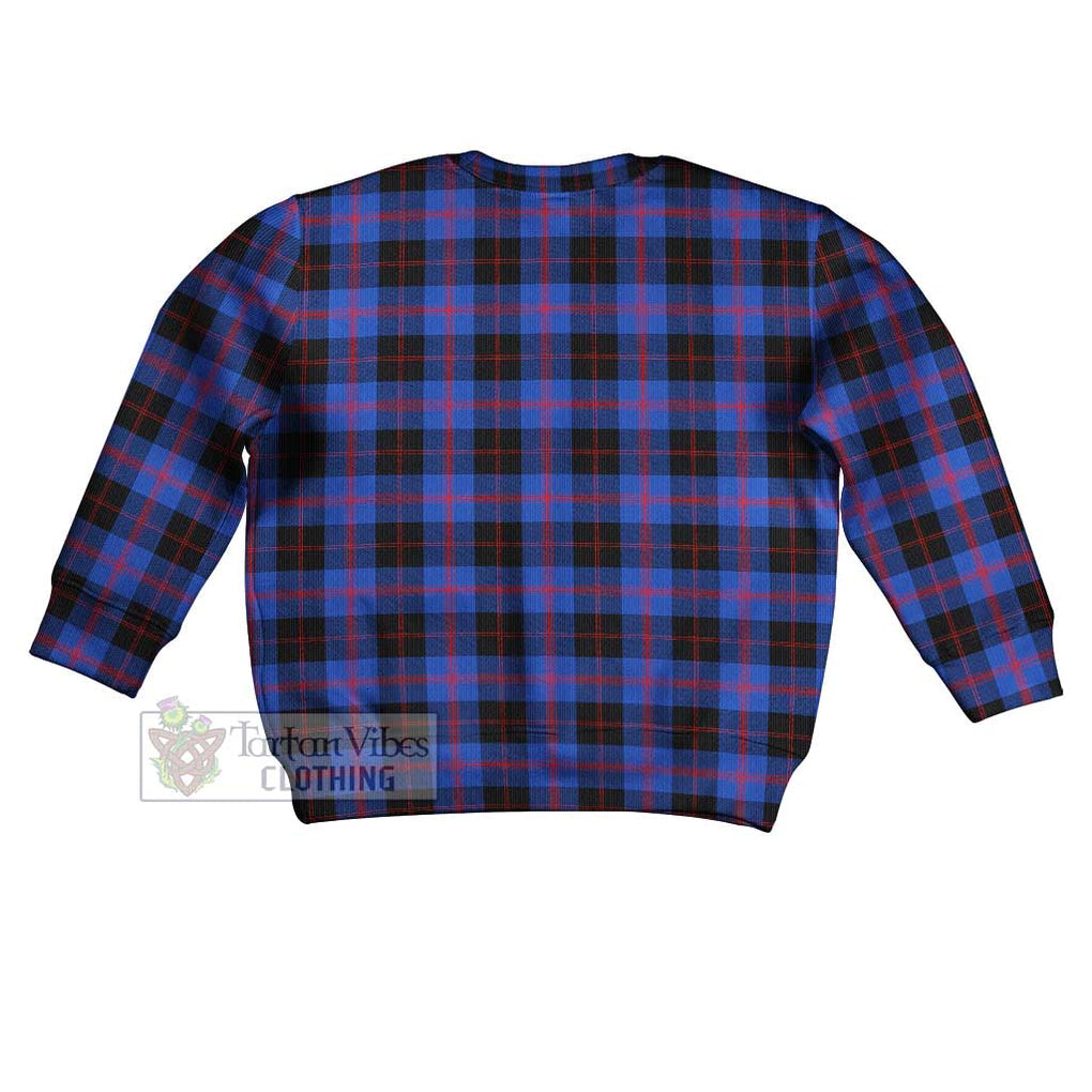 Tartan Vibes Clothing Maule Tartan Kid Ugly Sweater with Family Crest