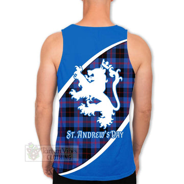 Maule Family Crest Tartan Men's Tank Top Celebrate Saint Andrew's Day in Style