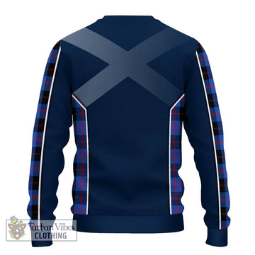 Maule Tartan Ugly Sweater with Family Crest and Lion Rampant Vibes Sport Style