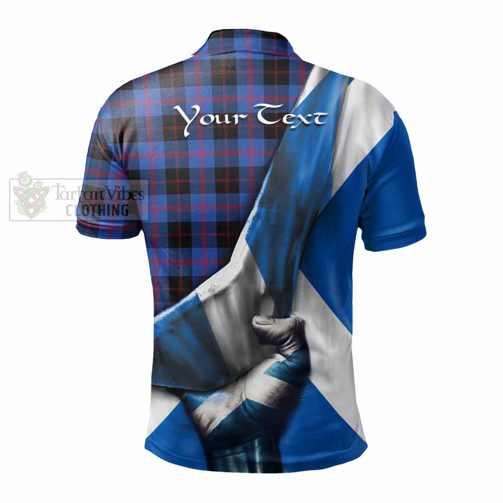 Tartan Vibes Clothing Maule Tartan Polo Shirt with Family Crest Scotland Patriotic Style