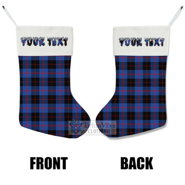 Maule Tartan Christmas Stocking with Personalized Text