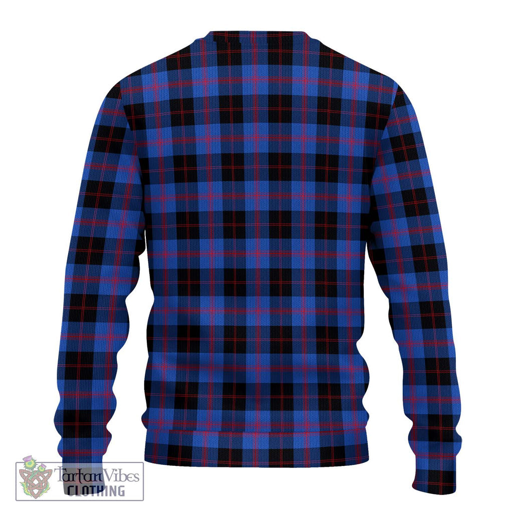 Maule Tartan Knitted Sweater with Family Crest DNA In Me Style - Tartanvibesclothing Shop