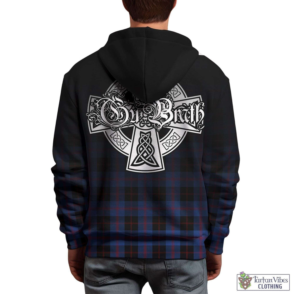 Tartan Vibes Clothing Maule Tartan Hoodie Featuring Alba Gu Brath Family Crest Celtic Inspired