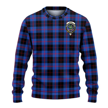 Maule Tartan Ugly Sweater with Family Crest