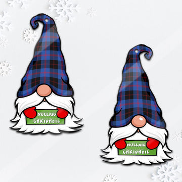 Maule Gnome Christmas Ornament with His Tartan Christmas Hat