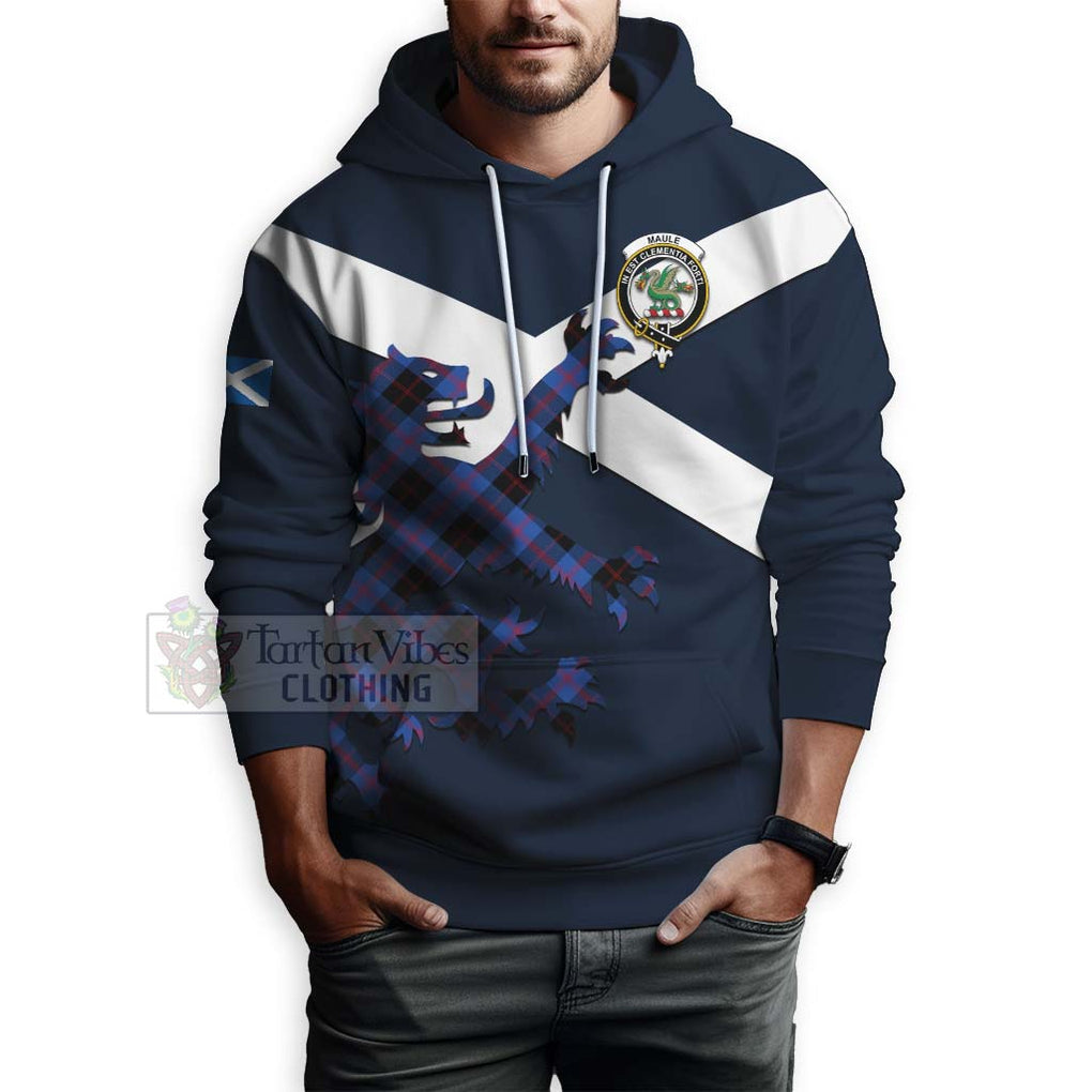 Tartan Vibes Clothing Maule Tartan Lion Rampant Hoodie – Proudly Display Your Heritage with Alba Gu Brath and Clan Name