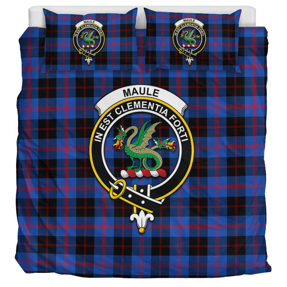 maule-tartan-bedding-set-with-family-crest