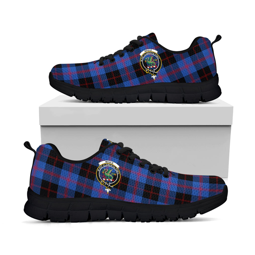 Maule Tartan Sneakers with Family Crest - Tartan Vibes Clothing