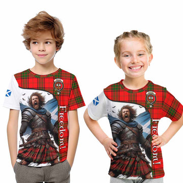 Maxtone Crest Tartan Kid T-Shirt Inspired by the Freedom of Scottish Warrior