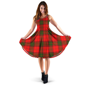 Maxtone Tartan Sleeveless Midi Womens Dress