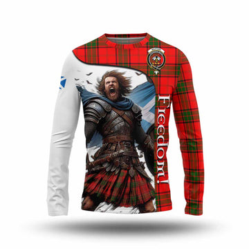 Maxtone Crest Tartan Long Sleeve T-Shirt Inspired by the Freedom of Scottish Warrior