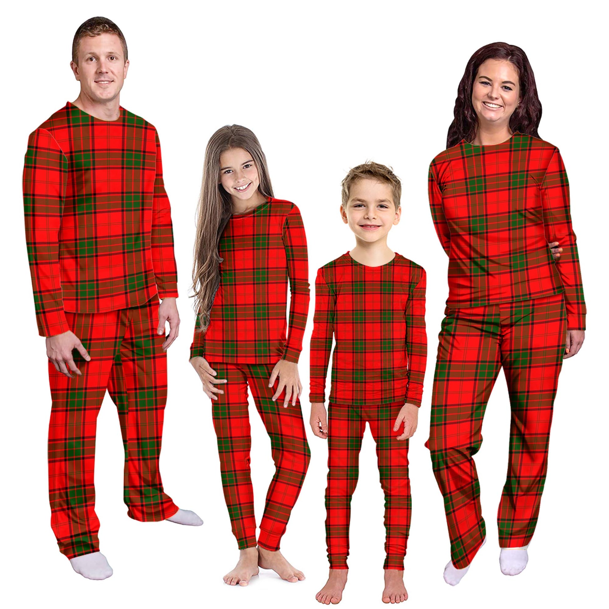 Maxtone Tartan Pajamas Family Set Kid - Tartan Vibes Clothing