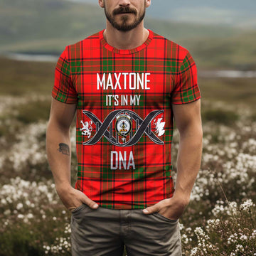 Maxtone Tartan T-Shirt with Family Crest DNA In Me Style