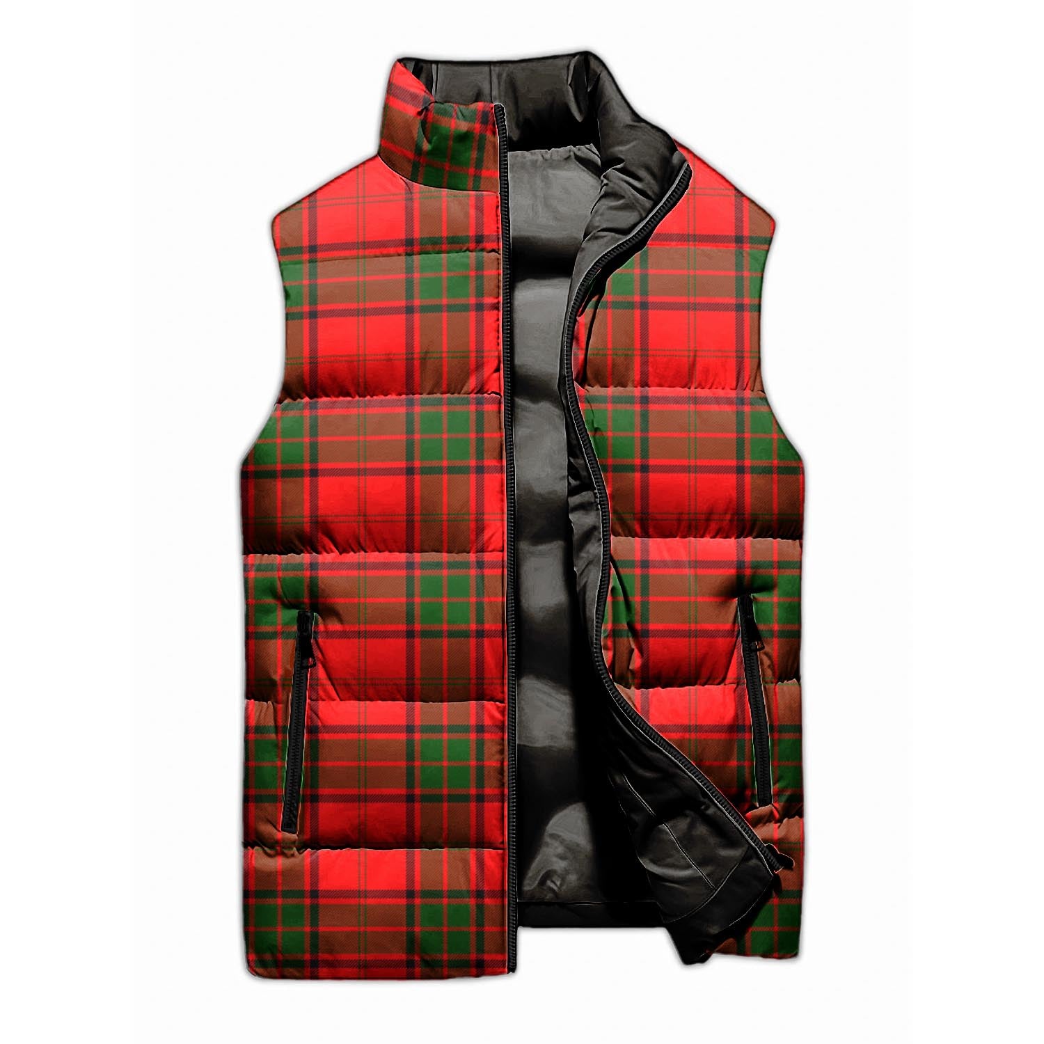 Maxtone Tartan Sleeveless Puffer Jacket - Tartanvibesclothing