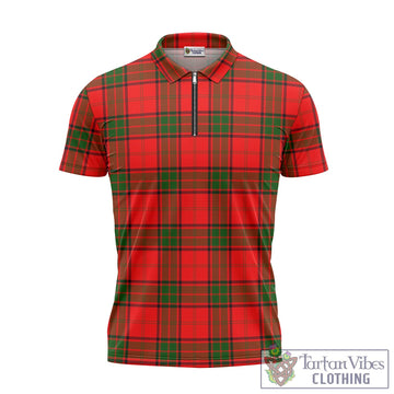 Maxtone Tartan Zipper Polo Shirt - Tartan Vibes Clothing