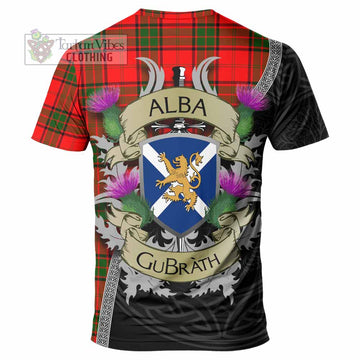 Maxtone Tartan Family Crest T-Shirt Lion Rampant Royal Thistle Shield Celtic Inspired - Tartan Vibes Clothing