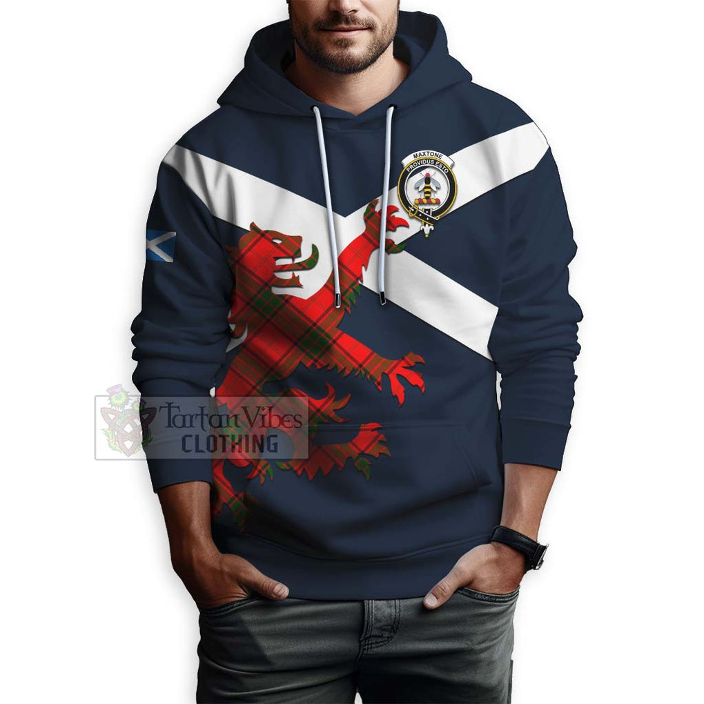 Tartan Vibes Clothing Maxtone Tartan Lion Rampant Hoodie – Proudly Display Your Heritage with Alba Gu Brath and Clan Name