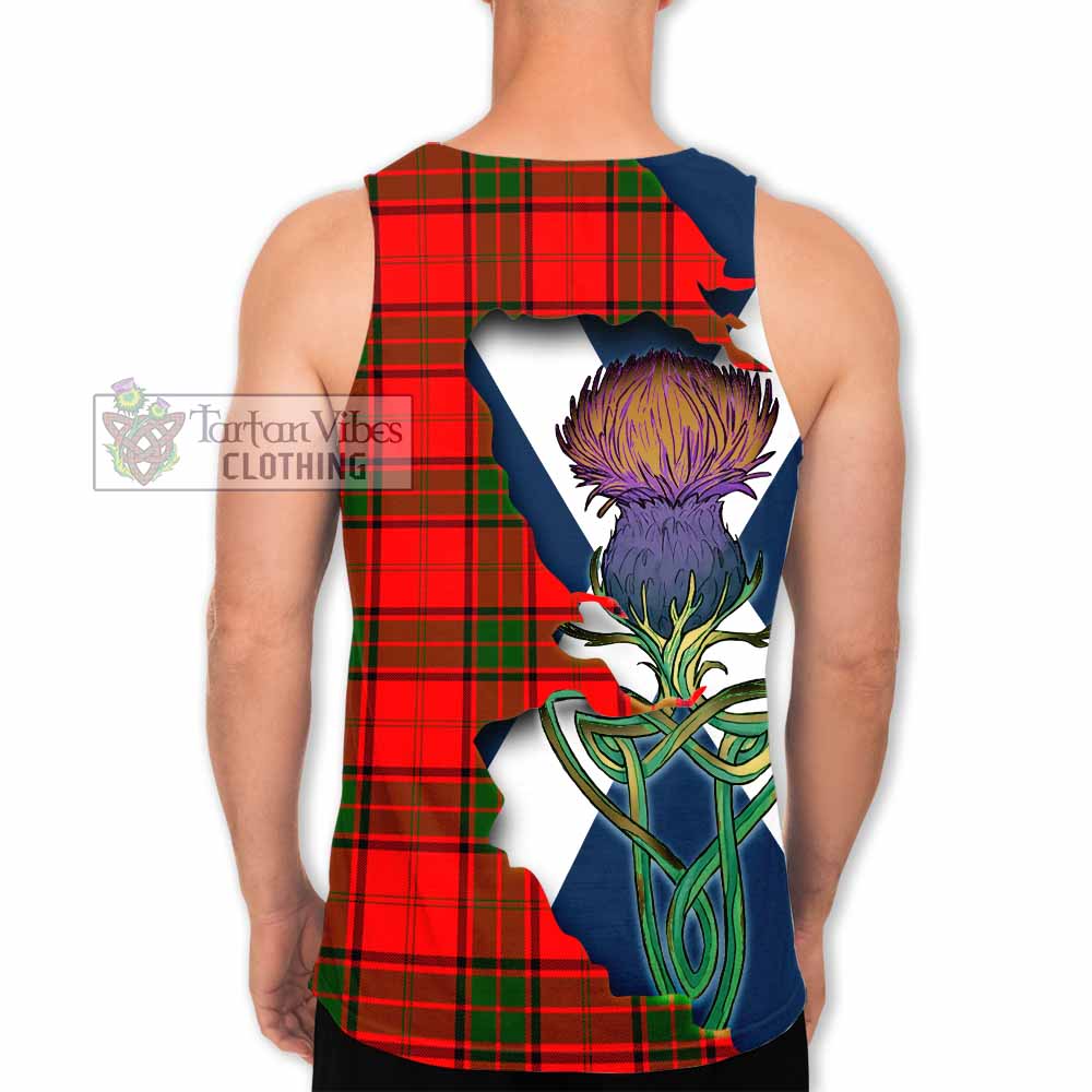 Maxtone Tartan Family Crest Men's Tank Top Scottish Thistle Celtic Inspired - Tartan Vibes Clothing