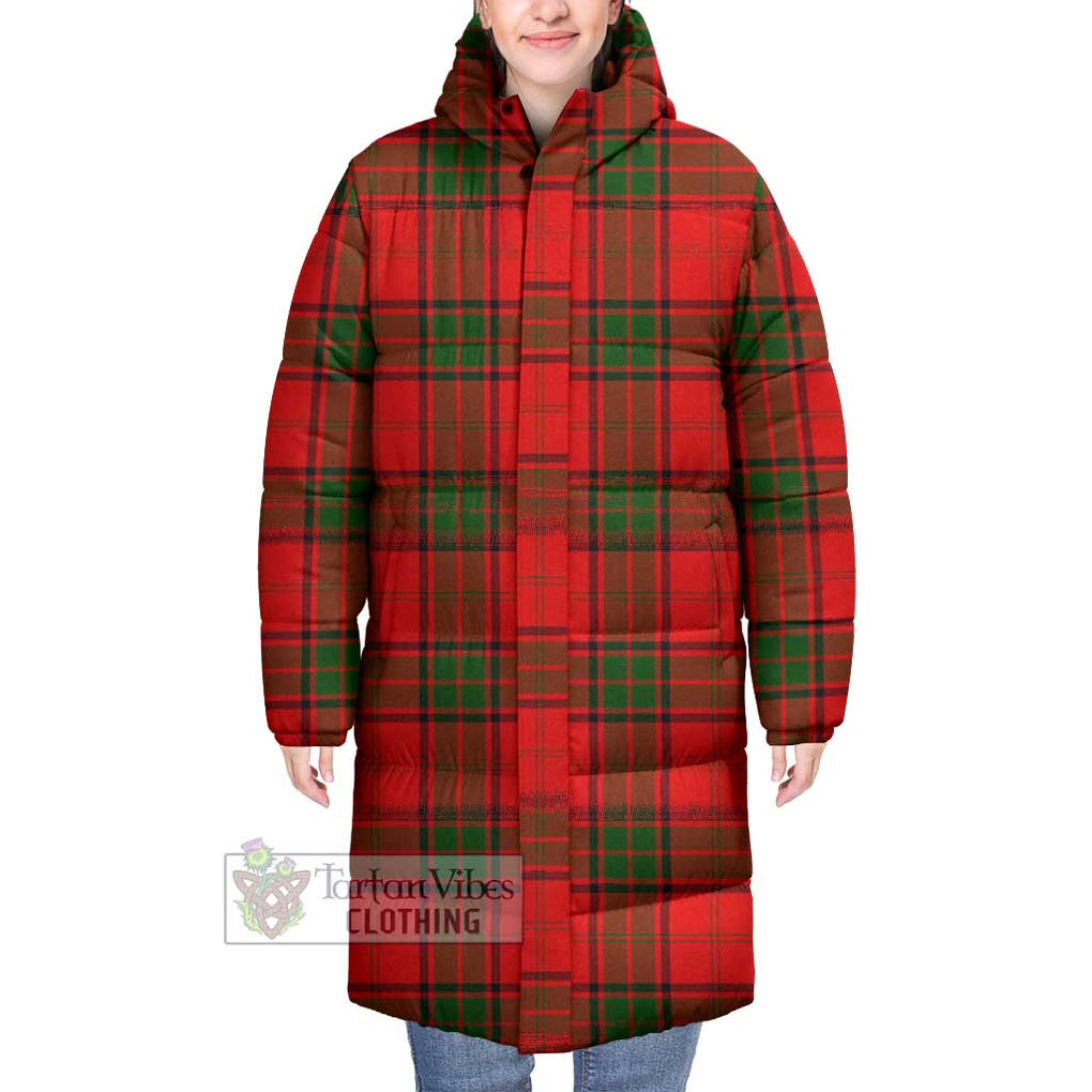 Tartan Vibes Clothing Maxtone Tartan Long Down Jacket