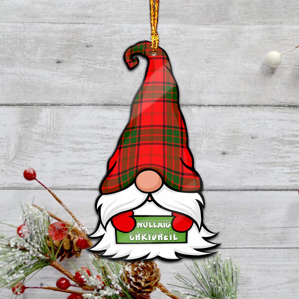 Maxtone Gnome Christmas Ornament with His Tartan Christmas Hat - Tartan Vibes Clothing