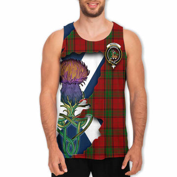 Maxwell Tartan Family Crest Men's Tank Top Scottish Thistle Celtic Inspired Men - Tartan Vibes Clothing