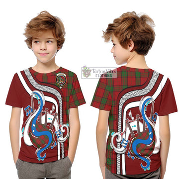 Maxwell Tartan Kid T-Shirt with Epic Bagpipe Style